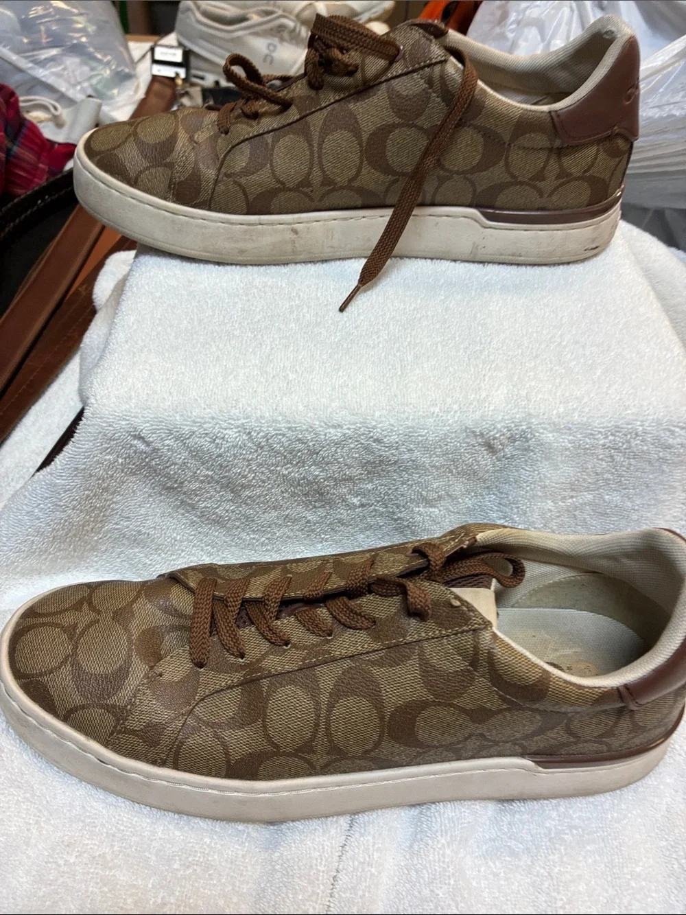 Coach Men’s Signature Logo Sneakers